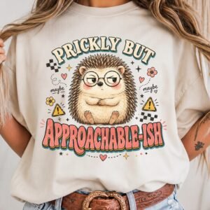 Prickly But Approachable-ish Hedgehog PNG (Digital Download)