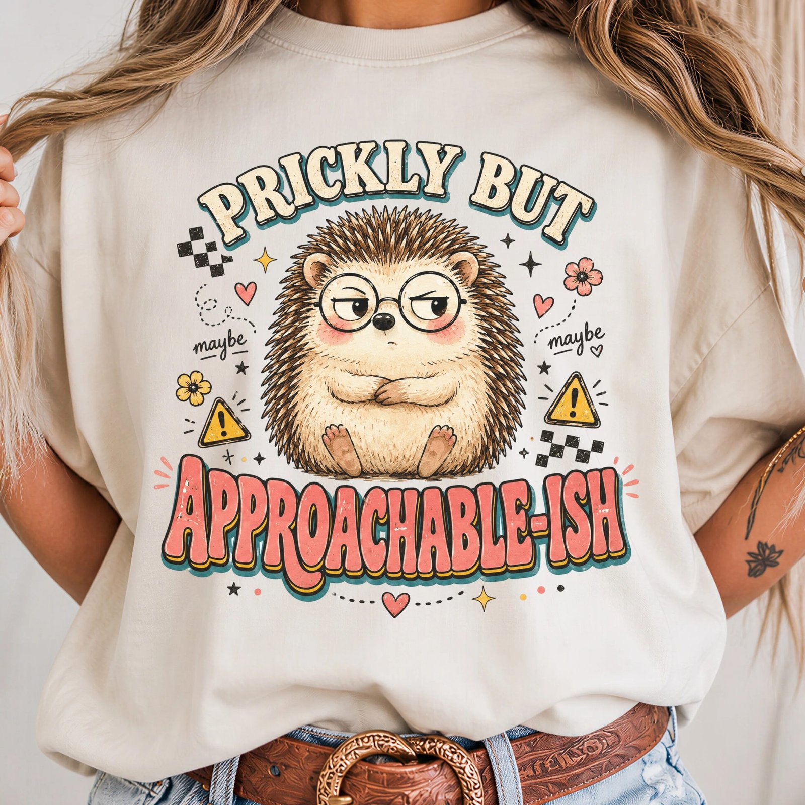 Prickly But Approachable-ish Hedgehog PNG (Digital Download)